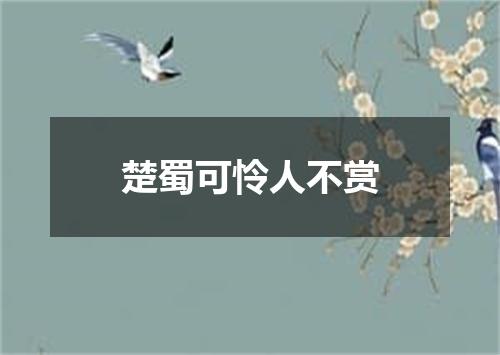 楚蜀可怜人不赏