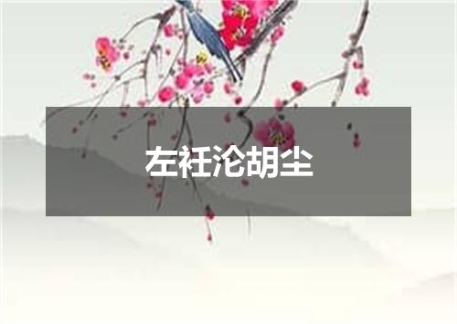 左衽沦胡尘