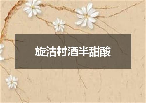 旋沽村酒半甜酸