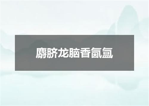 麝脐龙脑香氤氲