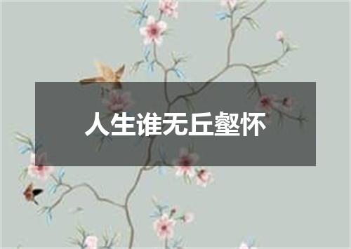 人生谁无丘壑怀