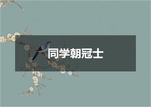 同学朝冠士