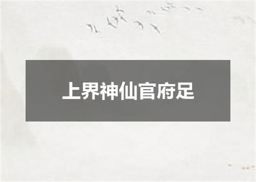 上界神仙官府足