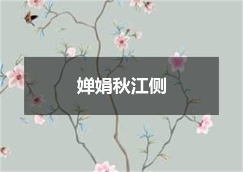 婵娟秋江侧