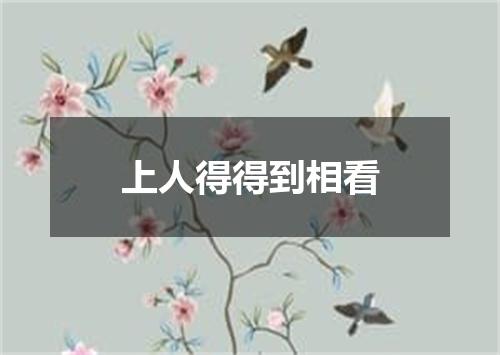 上人得得到相看