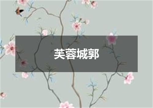 芙蓉城郭