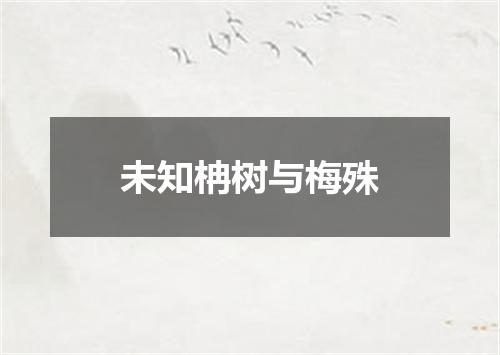未知柟树与梅殊