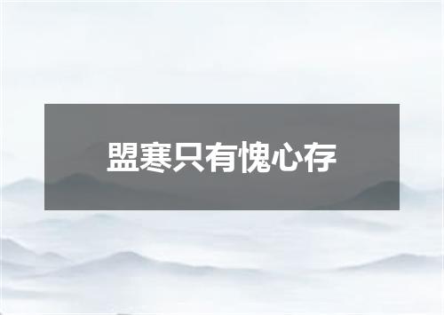 盟寒只有愧心存