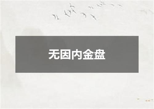 无因内金盘