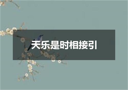 天乐是时相接引