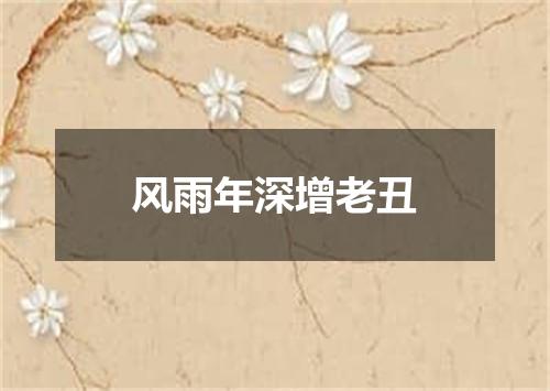 风雨年深增老丑