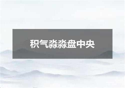 积气淼淼盘中央