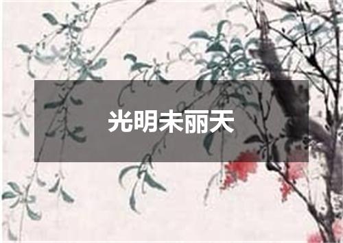 光明未丽天