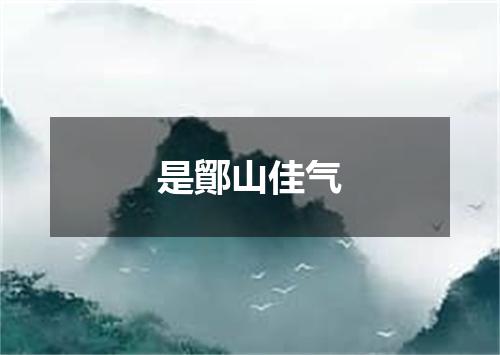 是鄮山佳气