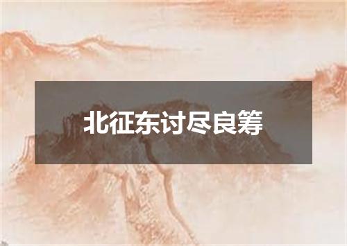 北征东讨尽良筹