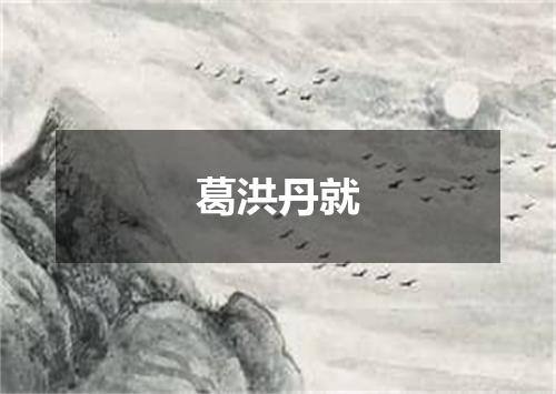 葛洪丹就