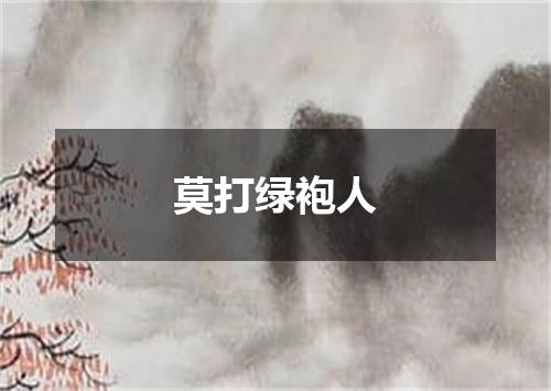 莫打绿袍人