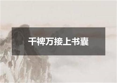 千裨万接上书囊