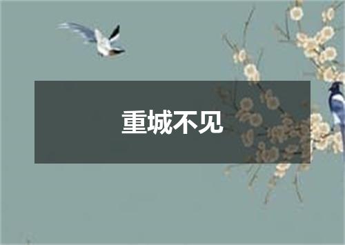 重城不见