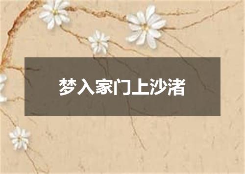 梦入家门上沙渚