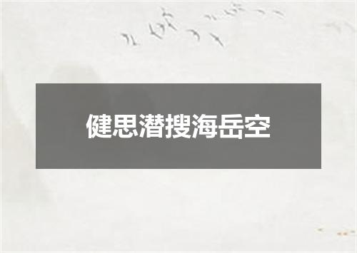 健思潜搜海岳空