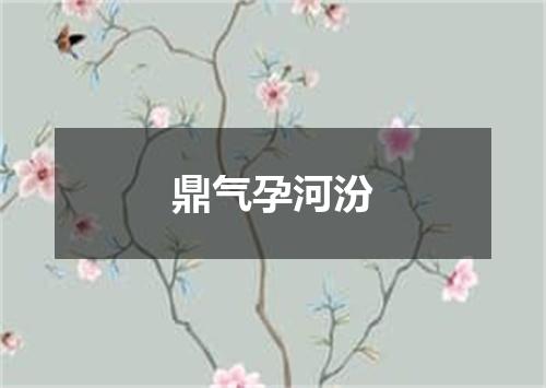 鼎气孕河汾