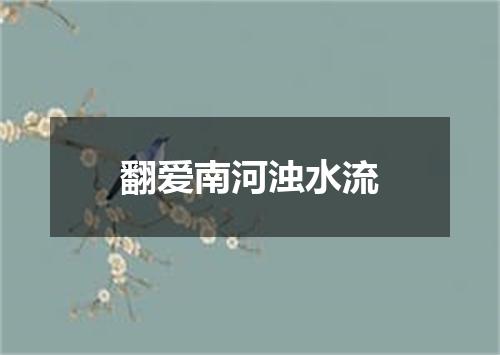 翻爱南河浊水流