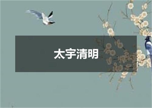 太宇清明
