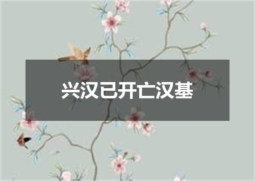 兴汉已开亡汉基