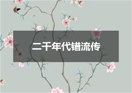 二千年代错流传