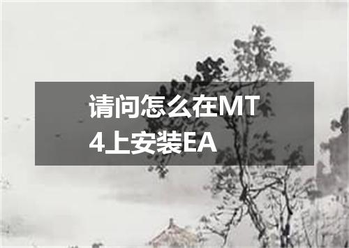 请问怎么在MT4上安装EA