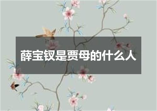 薛宝钗是贾母的什么人