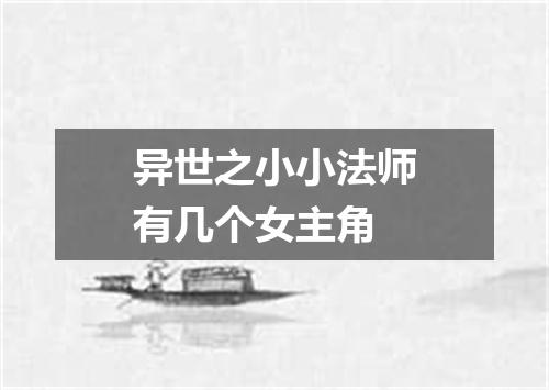 异世之小小法师有几个女主角