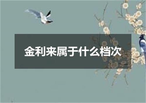 金利来属于什么档次