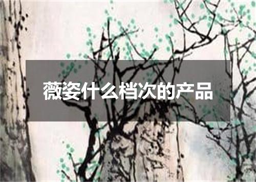 薇姿什么档次的产品