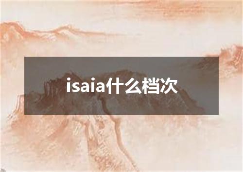 isaia什么档次