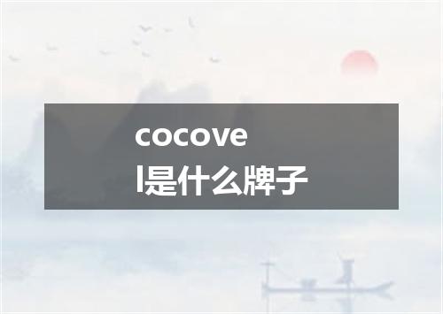 cocovel是什么牌子