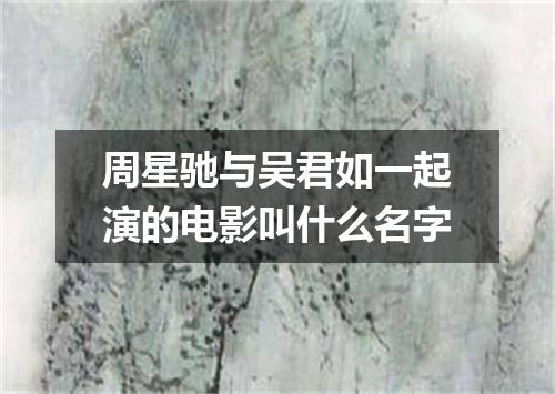 周星驰与吴君如一起演的电影叫什么名字