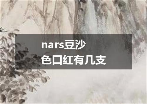 nars豆沙色口红有几支