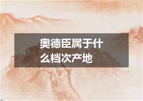 奥德臣属于什么档次产地