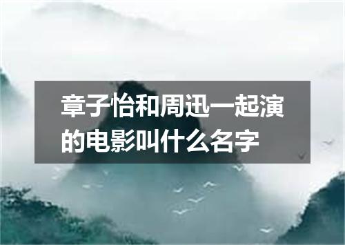 章子怡和周迅一起演的电影叫什么名字