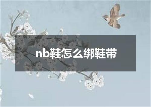 nb鞋怎么绑鞋带