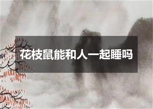 花枝鼠能和人一起睡吗