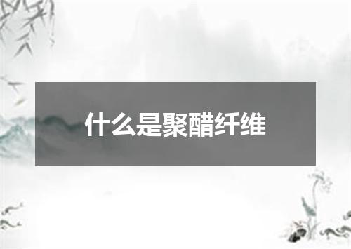 什么是聚醋纤维