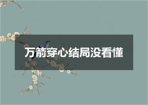 万箭穿心结局没看懂