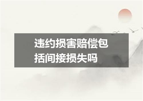 违约损害赔偿包括间接损失吗
