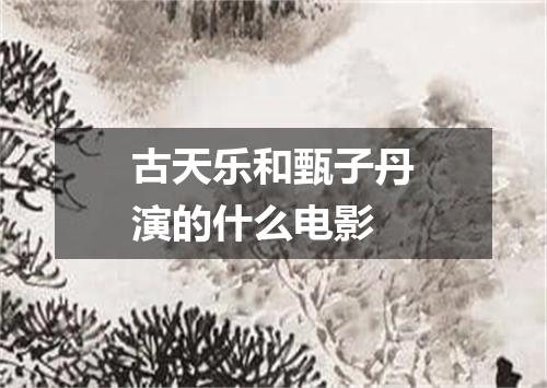 古天乐和甄子丹演的什么电影