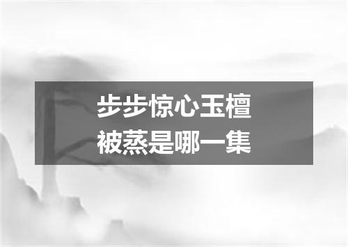 步步惊心玉檀被蒸是哪一集