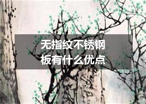 无指纹不锈钢板有什么优点