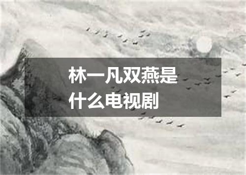 林一凡双燕是什么电视剧